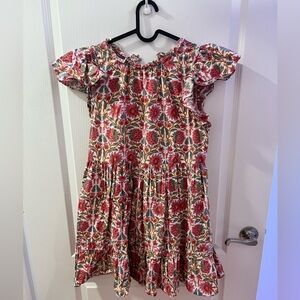 Caroline Constas bohemian dress in pink and green floral size small